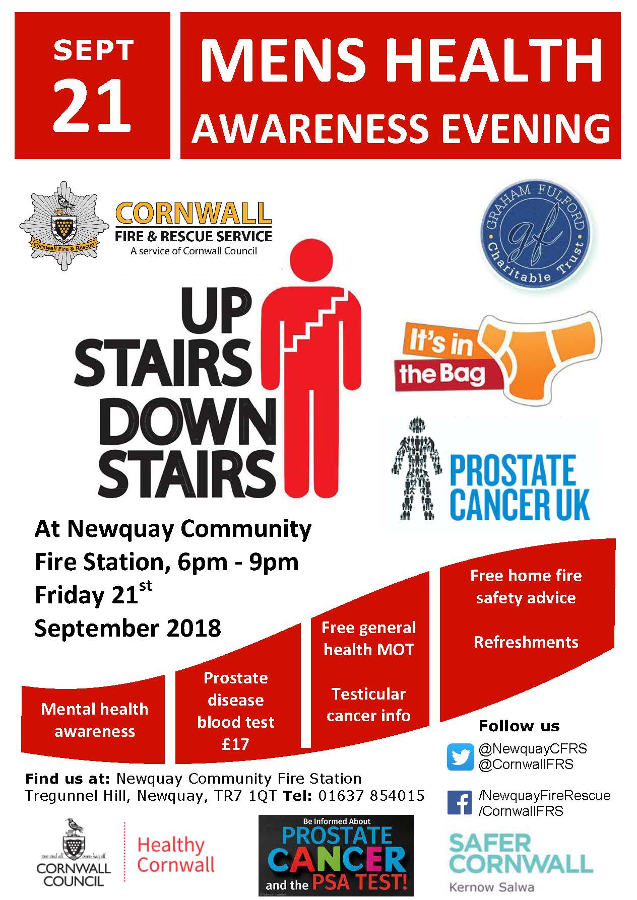 Newquay Health Awareness 2018 revised poster